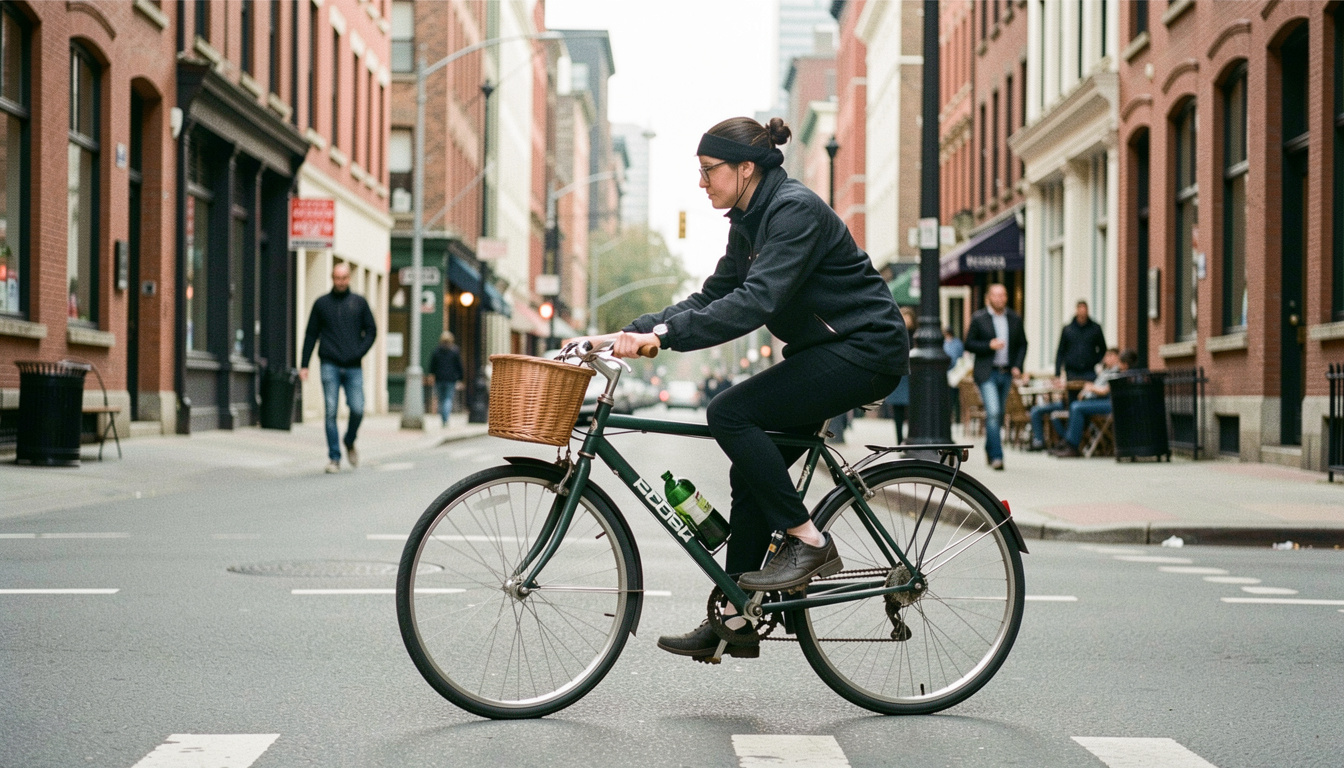 Map and route planning for a calmer bike commute